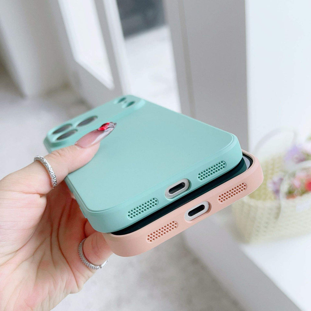 Backheal Premium Matte Soft Silicone Case for iPhone 17 16 15 14 Pro Max - Slim TPU Shockproof Cover - Minimalist Non-Slip Protective Case