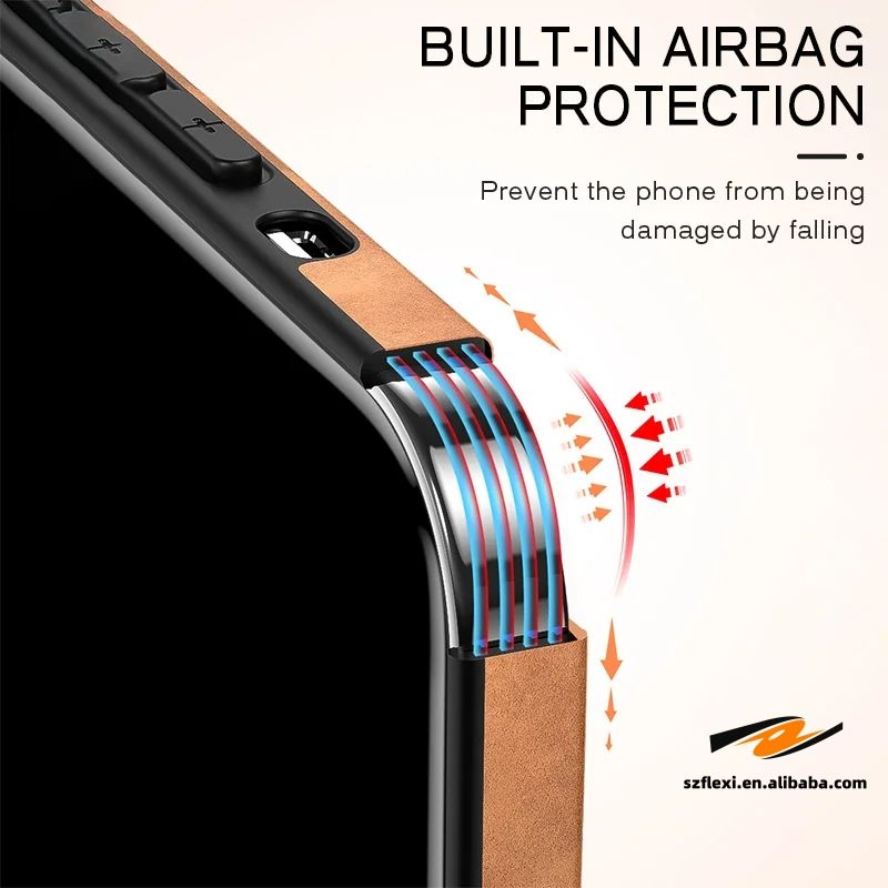 Backheal Luxury Sheepskin Texture Leather Case for iPhone 17 16 15 14 13 12 11 Pro Max - Classic Solid Color Soft TPU - Premium Slim Protective Cover