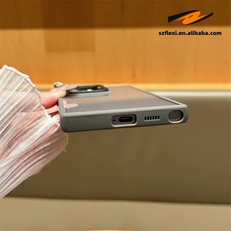 Backheal Magnetic Wireless Charging Clear Case for Samsung Galaxy S24 S23 Ultra S23 FE Plus - Hybrid TPU+PC Shockproof Cover with Built-in Camera Lens Protector