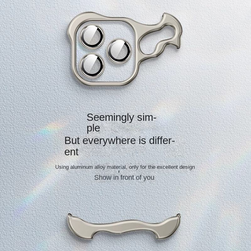 Backheal Futuristic Armor Skeleton Metal Case for iPhone 17 16 15 14 Pro Max - Frameless Hollow Heat Dissipation Cover - Mechanical Cyberpunk Protective Guard